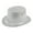 Z2-Silver, variant on Felt Cowboy Hat for Women Women and Men Unisex Hat Steam Punk Hat Top Hat Fashion Ribbon Decorative Hat Fedora Hats for Men Black one Size