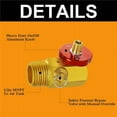 thumbnail image 3 of Paquete de 2 Colectores de Tanque de Aire con Puerto de Llenado, VáLvula de Seguridad y Tanque NPT de 1/2 Pulgada X Manguera NPT de 1/4 Pulgada X Calibre NPT de 1/8 Pulgada, 3 of 6