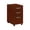Hansen Cherry, variant on Studio C 3 Drawer Mobile File Cabinet in White - Engineered Wood