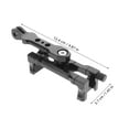 thumbnail image 2 of unbranded Adaptador Universal Para Trípode Con Soporte De Clip Y Ranuras Duales Negras, 2 of 8
