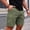 c01Green, variant on USNSM Cargo Shorts for Men Drawstring Elastic Waist Shorts with Multi Pockets Solid Color Casual Workout Sport Pants Yellow XXXL