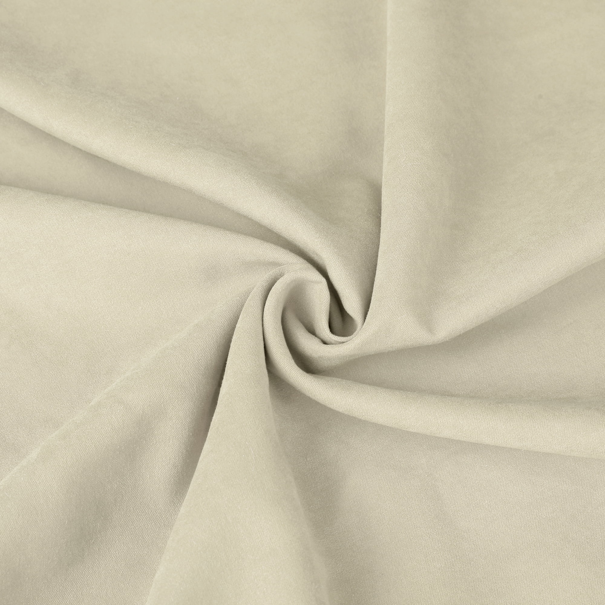 Unique Bargains 1 Pair Solid Color Pillowcases with Hidden Zipper for Bed Sofa and Couch Beige 16" x 16"