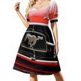 thumbnail image 3 of Vestido de manga corta Ford Mustang para mujer, vestido de noche para mujer, moda femenina, cumpleaños para mujer., 3 of 7
