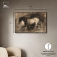 thumbnail image 5 of Dark Horse Canvas Farm Animals Art by Art Remedy, Black Frame, 45 x 30, 5 of 7