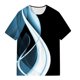 thumbnail image 5 of Men'S T-Shirt Short Sleeve Printed Summer Round Neck Top Trend Casual Sweatshirt L, 5 of 5