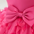 thumbnail image 5 of vastwit Baby Girls Butterfly Dress Single Shoulder Princess Party Tulle Birthday Tutu Prom Gown with Headband Hot Pink 12-18 Months, 5 of 6