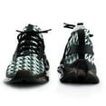 thumbnail image 3 of Aesthetic Blue Green And White Ripple Walking Shoes for Men Woman Lightweight Tennis Fashion Elastic Sports Shoes Cushion Basketball Shoes, 3 of 7