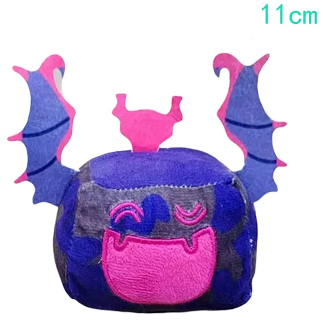 Peluche Infantil con Estampado de Frutas y Leopardos, Caja de 11 a 16cm, Regalo de Navidad