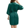 thumbnail image 1 of Women's Soft Long Satin Robes Long Silk Robes Full Length Robes Kimonos Silky Bath Robe Dressing Gowns, 1 of 6