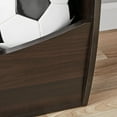 Your Zone Storage Bookcase with Toy Bin, Espresso