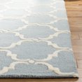 thumbnail image 2 of SAFAVIEH Cambridge Hamilton Geometric Wool Area Rug, Blue/Ivory, 5' x 8', 2 of 7