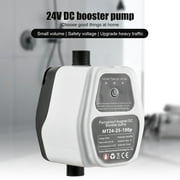 Portable Water Pressure Booster Pump 24V 100Pa Auto Shower Water Pressure Booster Intelligent Sensing Energy Saving Max 25L/min Flow 82Ft Lift Low Noise Multifunctional Water Booster Pump