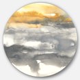 thumbnail image 1 of Designart 'Gold Glamour Direction II' Glam Metal Circle Wall Art - Disc of 36, 1 of 5