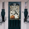 thumbnail image 3 of SM-XLHN Halloween House Flag 28x40 Inch Double Sided Outside, Jack-o''-lantern Ghost Welcome Yard Outdoor Flag, 3 of 6