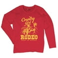 thumbnail image 5 of Country Girl Rodeo Women's Long Sleeve T-shirt Vintage Cowgirl, 5 of 7