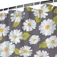 thumbnail image 3 of Waterproof Vintage Floral Daisy Shower Curtain 72x72 Inch Boho Style Polyester Unique Shower Curtain for Bathroom Hotel Home Decor with 12 Plastic Hooks, 3 of 5