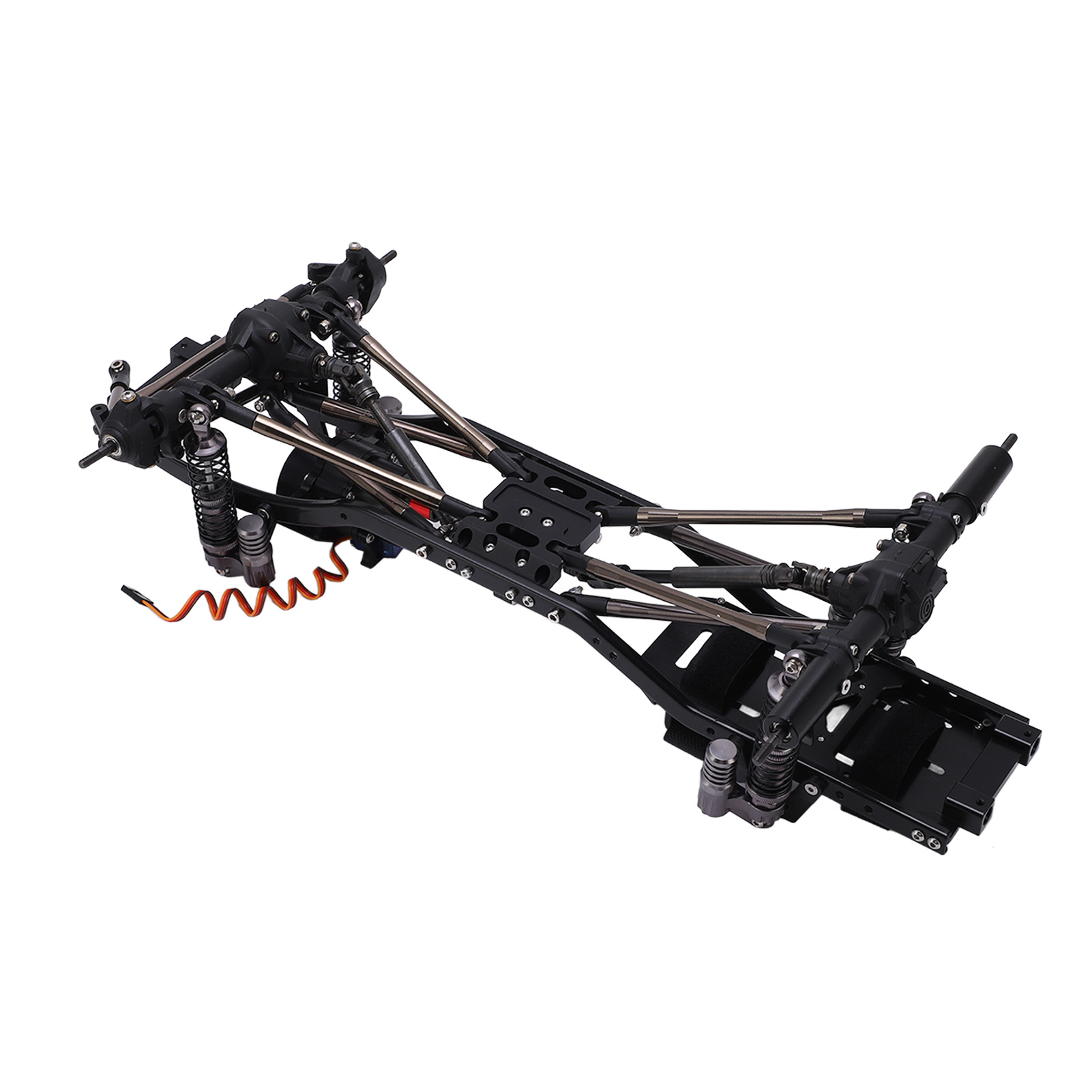 RC Crawler Gearbox - 313mm Wheelbase Metal Front Gear Box For 1/10 Scale Remote Control Crawlers