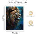 thumbnail image 2 of Nawypu Lion King With Crown Wall Art, Lion Black Gold Abstract Extra Large Canvas Print, Game Room, Man Cave Wall Decor Ready To Hang, Bright Wall Art, Canvas Prints, 2 of 5