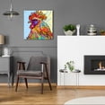 thumbnail image 6 of Epic Art 'Attentive Chicken' by Dean Russo Acrylic Glass Wall Art, 24" x 24", 6 of 8