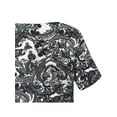 thumbnail image 4 of FOLUNSI Womens Plus Size Tunic Tops Short Sleeve Casual Floral Henley Shirts M-4XL, 4 of 5
