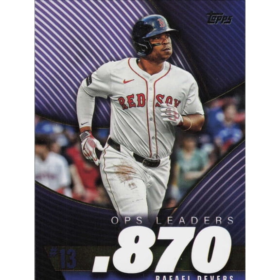 2025 TOPPS SERIES 2 OPS BESTS #OPS-13 RAFAEL DEVERS BOSTON RED SOX