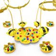 thumbnail image 2 of Magnetic Bees Honey Gathering Game Set - 2-Player Interactive Educational Toy with ABS Bees, Pollen Plates, Honeycomb Nests & Elastic Bands for Ages 6+, English Color Box Packaging - Fun Early, 2 of 4