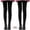 Black6, variant on ameIAEA 2 Pairs Women's Solid Color Soft Opaque Pantyhose Footed Tights Dance Yoga Leggings