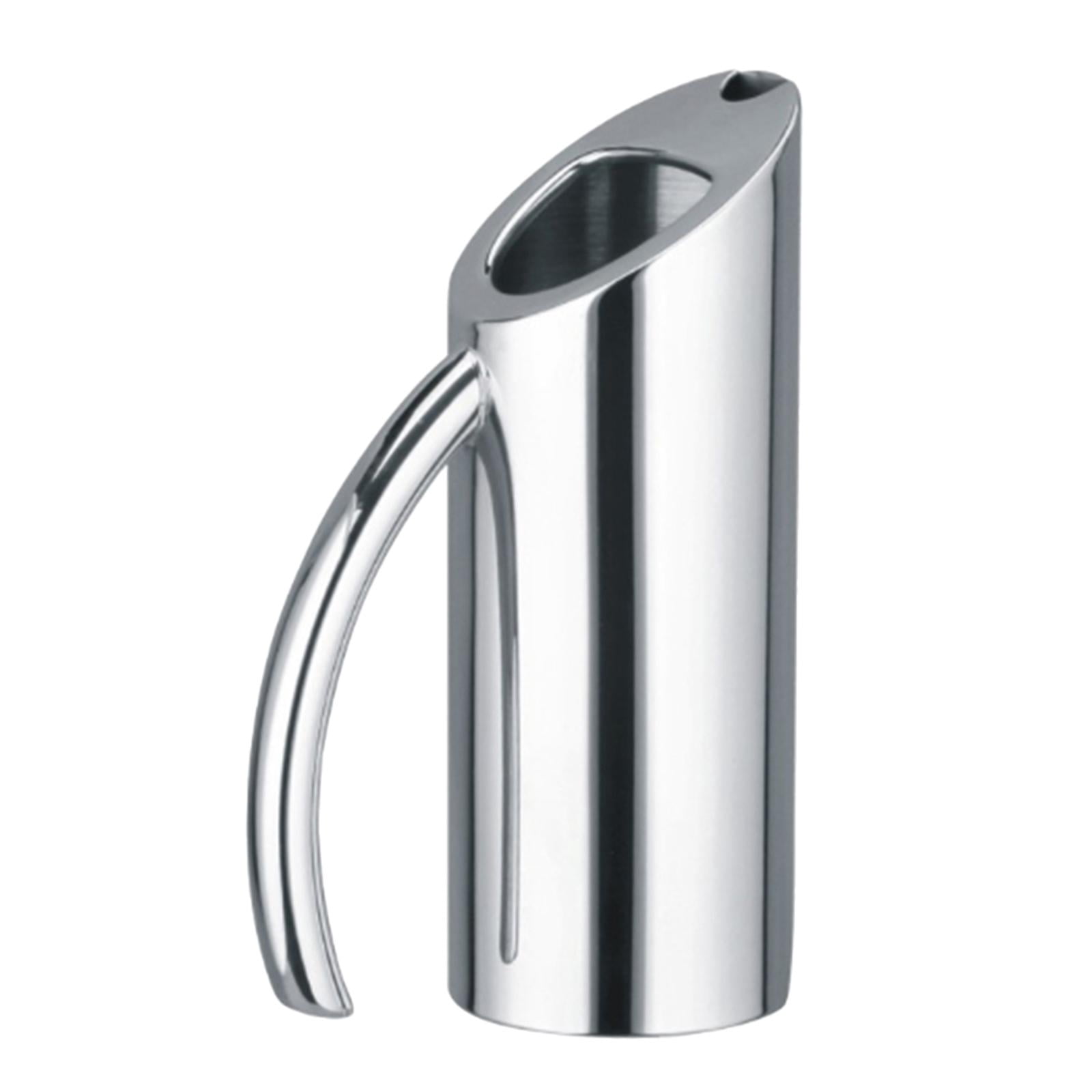 TISHITA Stainless Steel Water Pitcher Jug Beverage Dispenser Multipurpose Cold Drinking Kettle for Hotel Kitchen Bar Household Picnic 1L