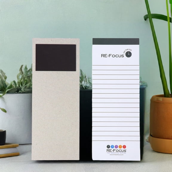 RE-Focus The Creative Office Magnetic Notepad Set, 3-Pack