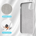 thumbnail image 5 of iPhone 11 Pro Case, Liquid Silicone Phone Case Compatible with iPhone 11 Pro 5.8 inch, Full Body Slim Soft Microfiber Lining Protective Case (Milky White), 5 of 12
