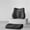 Classic Black, variant on 2 Pack Memory Foam Seat & Lumbar Support Cushion, Sedentary Waist Back Pad, Driver Booster Cushion for Car and Office Chairs
