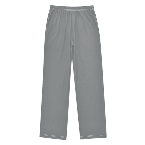 joogoo Silver Kids Pajama Pants Pj Bottoms Boy Girls Sleepwear Lounge L