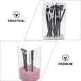 thumbnail image 3 of Estuche para brochas de maquillaje con tapa, acrílico, organizador para bolígrafos, portalápices, 3 of 7