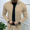 thumbnail image 3 of Dpytoraw Men's Twill Jacquard Jacket Light Flying Jacket Casual Soft Jacket, 3 of 5