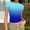 B-Blue, variant on Rciityk T Shirts for Women Summer Crew Neck Short Sleeve Crop Tops Gradient Color Slim Fits Tee Blouses Beach Vacation Clothes