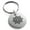 Silver, variant on Stainless Steel Celtic Star Knot Engraved Small Medallion Circle Charm Keychain Keyring