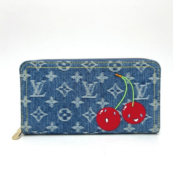 Pre-Owned LOUIS VUITTON M23161 Takashi Murakami collaboration Monogram denim LV x TM...