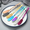 thumbnail image 6 of TNOBHG Stainless Steel Spatula Butter Spatula Stainless Steel Cheese Cutter Rust-proof Bread Jam Cream Spreader Kitchen Gadget for Home Durable Butter, 6 of 8