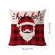 thumbnail image 3 of Linen Christmas Pillowcase 17.71x17.71in Used For Christmas Decoration Winter Holiday Decoration Pillow Cover Suitable For Home Sofas, 3 of 6