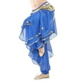 thumbnail image 4 of BellyLady Belly Dance Harem Pants Tribal Baggy Arabic Halloween Pants-NavyBlue, 4 of 5