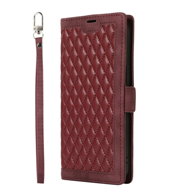 Premium PU Leather Flip Wallet Case For IPhone 14/13/12/11 Pro/X/XS/Max/XR/8/7/Plus/SE - Card Slot, Magnetic Closure & Lanyard