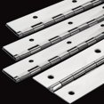 thumbnail image 1 of Paquete de 4 bisagras de piano resistentes de 2.0 in de ancho abierto x 16.0 in continuas y bisagras de piano de 0,06, 1 of 5