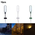 thumbnail image 2 of Light Street Wall Light 10x Model Railway 28mm Track 10 Pcs LED Lattice Mast Light Light LED Street Wall Light, 2 of 8
