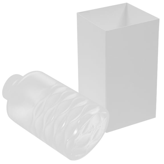 Candle Mold Cylinder Shaped Silicone Molds Ripple Soap DIY Scented Circle Candles