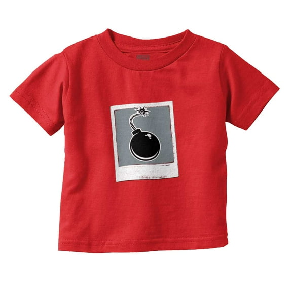 Funny Selfie Photobomb Retro Picture Toddler Boy Girl T Shirt Infant Toddler Brisco Brands 12M