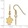 thumbnail image 2 of Bowling Green Extra Small (3/8 Inch) Dangle Earri (Gold Plated), 2 of 3