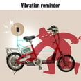 thumbnail image 4 of Alarma de bicicleta de 110dB, sensor de movimiento de vibración inalámbrico, seguridad de bicicleta de motocicleta, 4 of 8