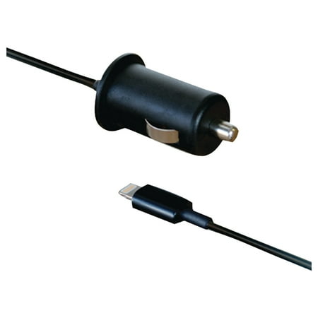 Iessentials Iplh5-pc-bk Car Charger With Lightning Connector