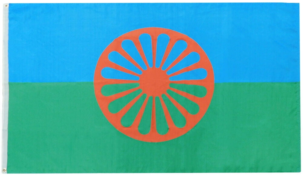 Details about   Gypsy Roma Flag Romani People 100D Woven Poly Nylon 2x3 2'x3' Flag Banner 