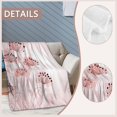 thumbnail image 3 of Dandelion Flower Throw Blankets,Pink Throw Blanket for Bed,Cozy Soft Blanket Throw for Girls Kids Adults Couch 50x60 inches, 3 of 6